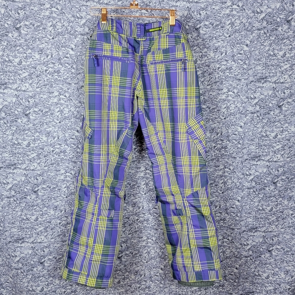 NWOT Burton Plaid Snow Pants - Picture 2 of 7